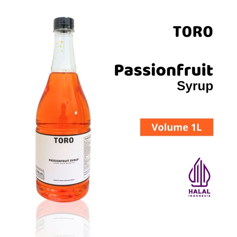 

TORO Passionfruit Syrup 1 Liter ( Sirup Rasa Markisa )
