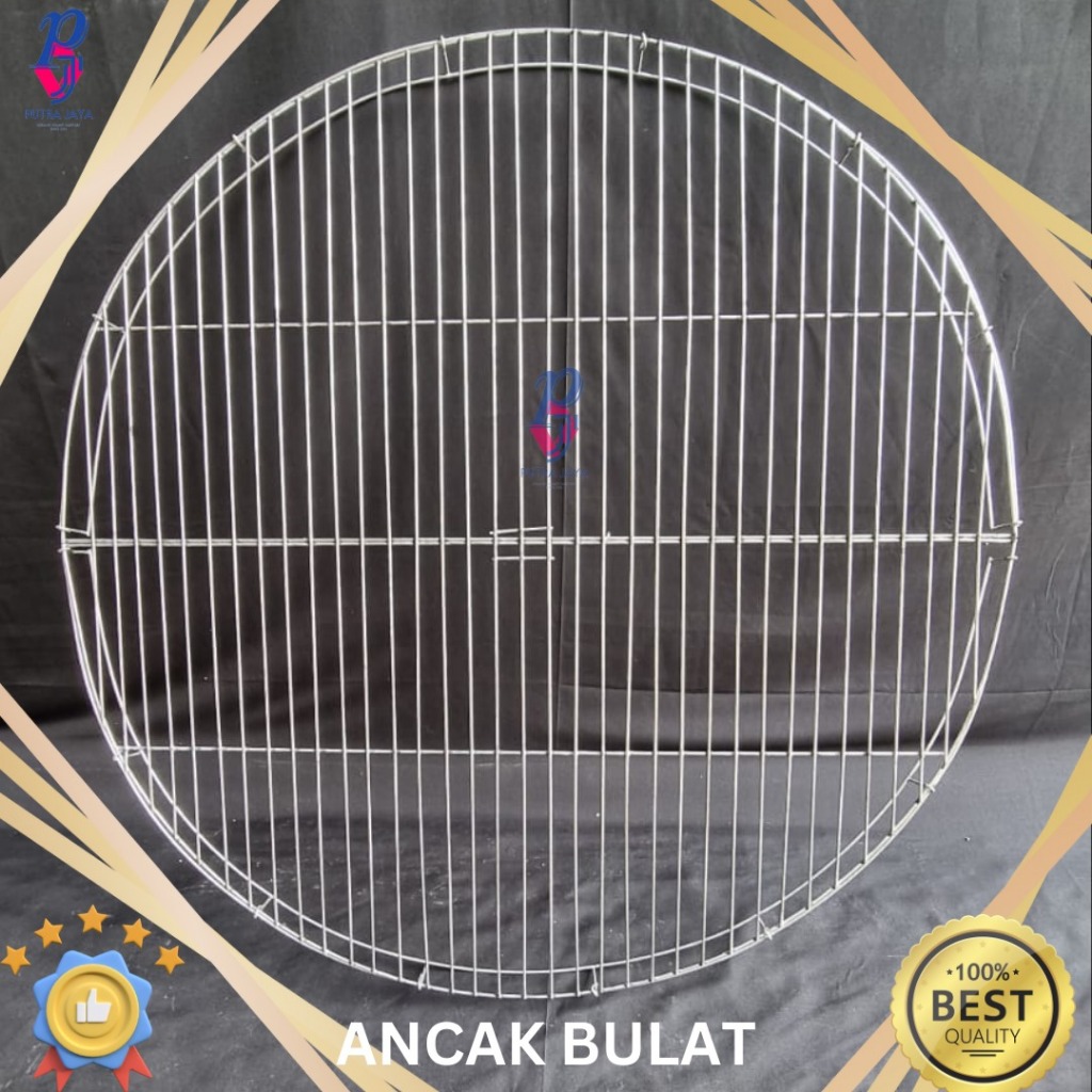 Ancak Kandang Ayam Galvanis Bentuk Bulat