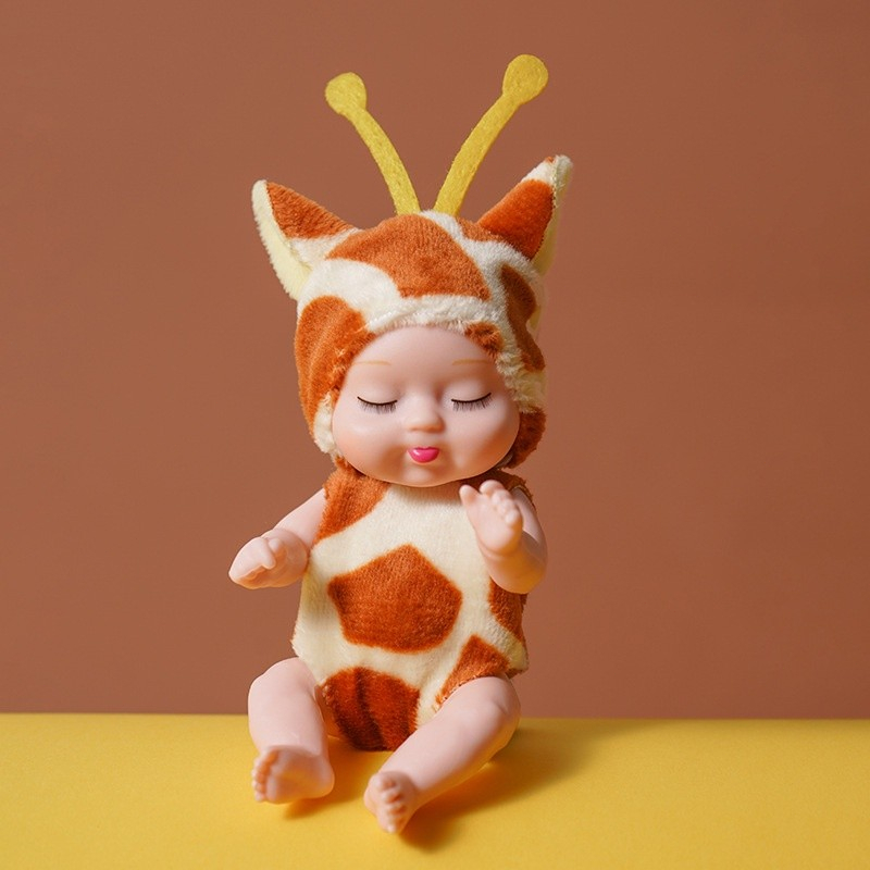 New Boneka Boneka Simulasi Mainan Boneka Bayi Super Mini Reborn Newborn Perempuan Tidur Mini Lucu