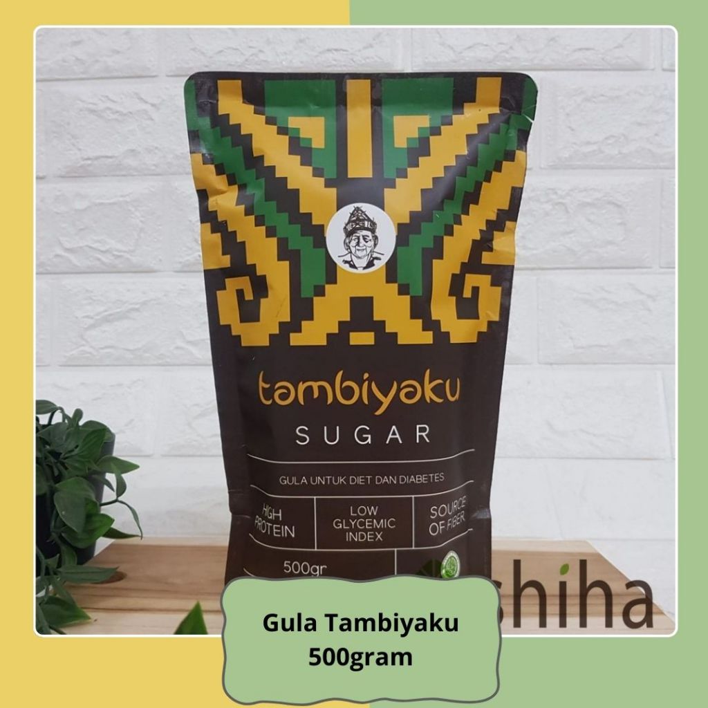 

SHIHA - Sorghum Sugar 500gr I Gula Sorgum | Gula Diet & Diabetes | Gula Sehat - Tambiyaku