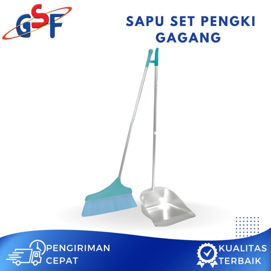 SAPU 1 SET GSF G-3161 / SAPU DAN CIKRAK GAGANG STAINLESS