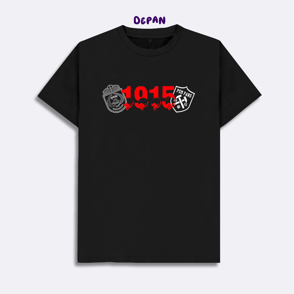 Kaos PSM 1915 Kaos PSM Makassar Fans TShirt Distro Bola PSM
