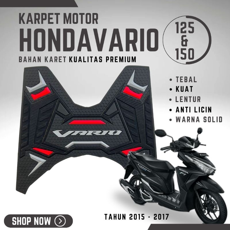 KARPET VARIO 125 & 150 KARPET MOTOR VARIO 125 & 150 KARPET MOTOR HONDA VARIO 125 & 150 ALAS KAKI