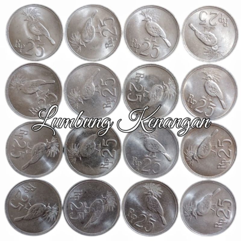 uang kuno koin 25 Rupiah