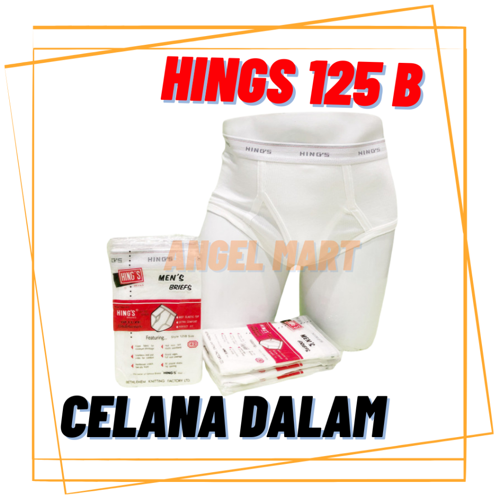 CELANA DALAM HINGS 125 B/ CELANA DALAM PRIA MURAH / CELANA DALAM PRIA HINGS / CELANA DALAM / CELANA