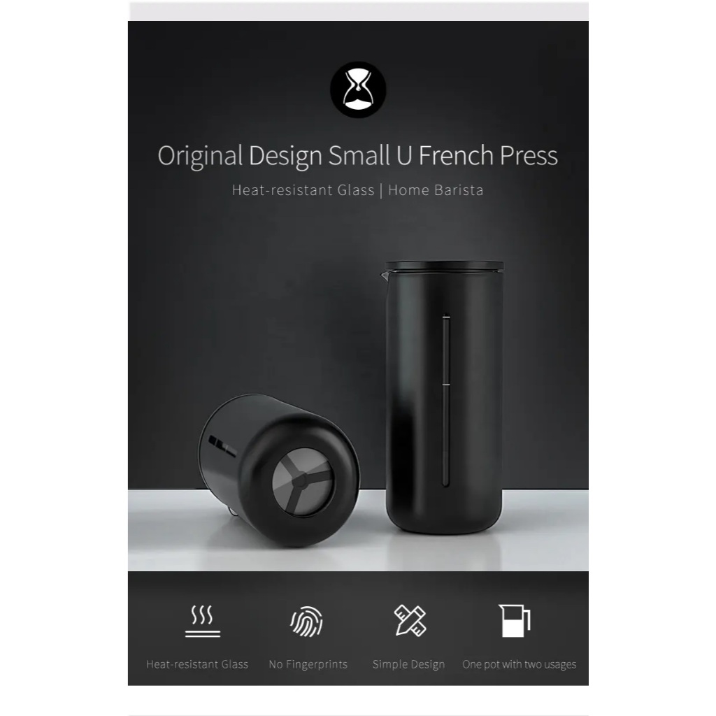 Timemore u french press plunger 450ml - Lynn's Coffee