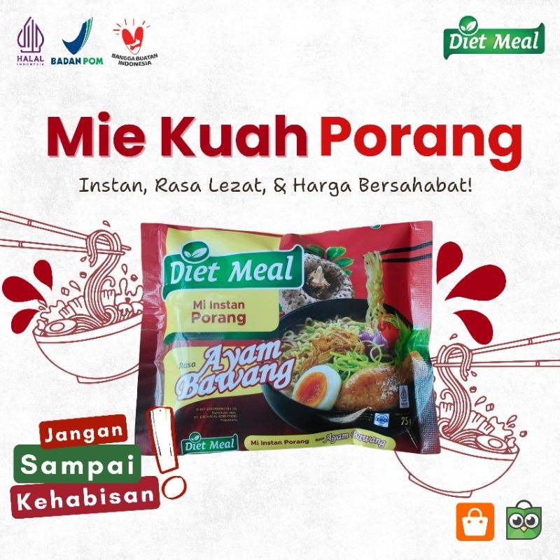 

MIE PORANG instan kuah bubu ayam bawang