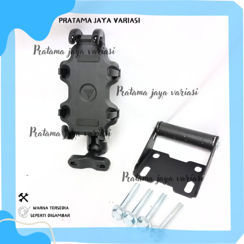 PAKET HOLDER GPS HP PCX LOKAL 150 160 PHONE HOLDER MOTOWOLF ALUMUNIUM STANG MOTOR BRAKET BRACKET BRE