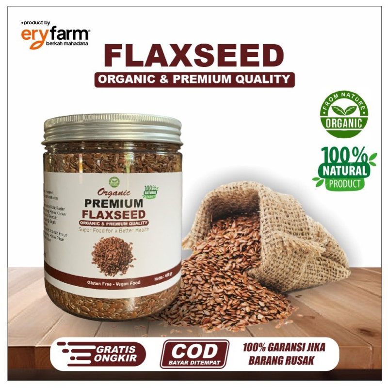 

FLAXSEED 1kg kanada/ Biji Rami kanada/ Brown Flaxseed
