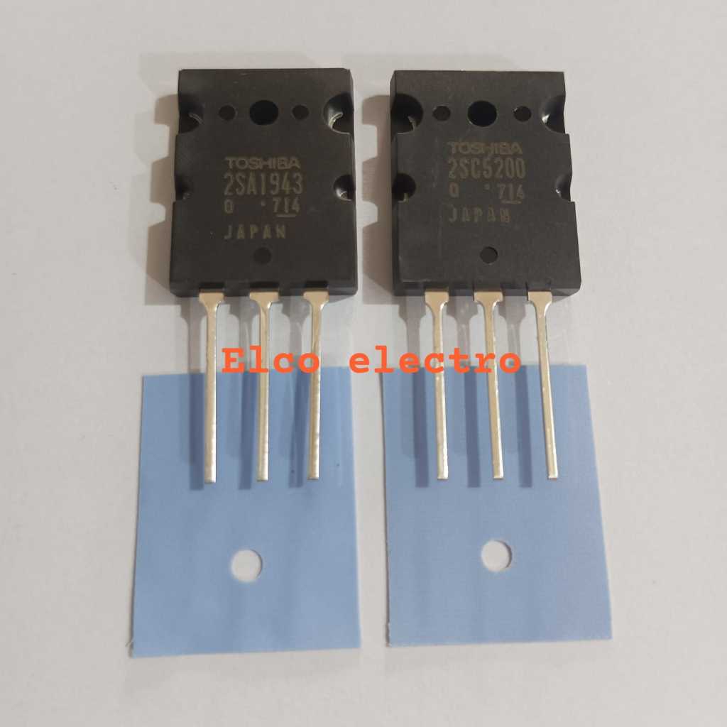 TRANSISTOR TOSHIBA 5200 1943 ORIGINAL SERI 714  + KARET 5200