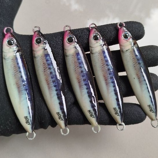 metal jig full GID 3D decal 80 gram metal jig 80 gram  metal jig decal