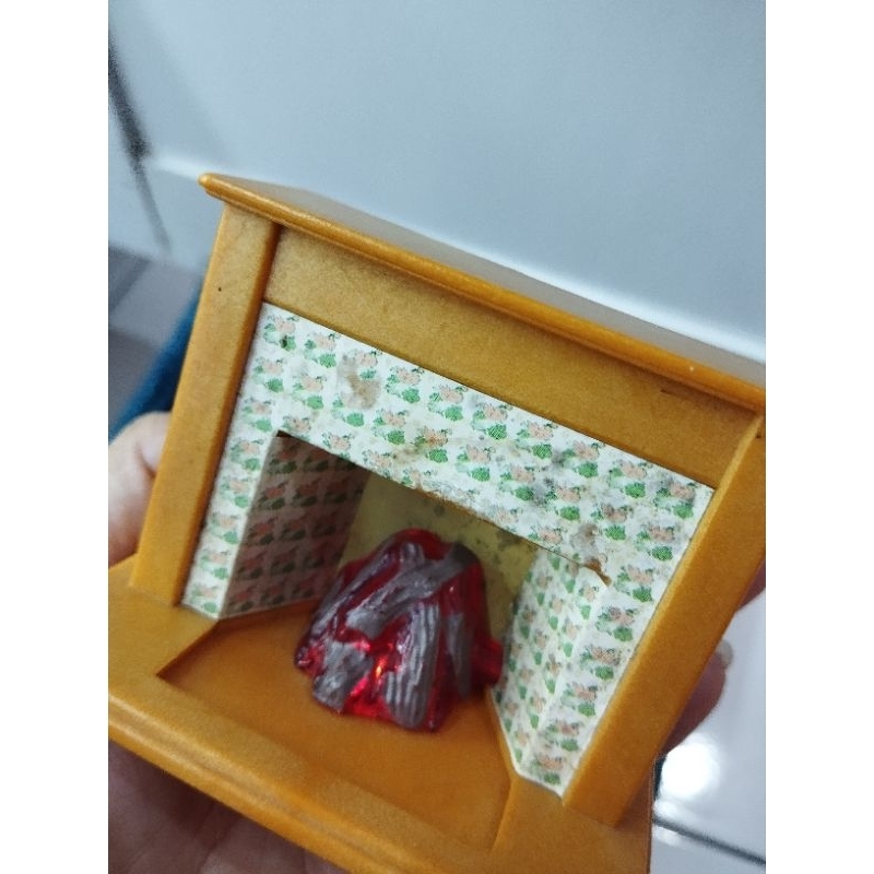Sylvanian Families Fireplace Perapian Set Preloved