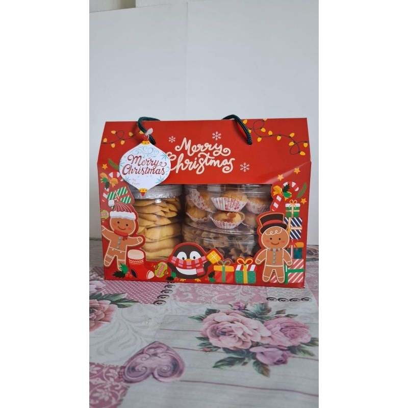 

hampers natal kue kering isi 3