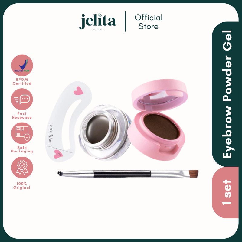 Jelita Cosmetics - Saniye Eyebrow Powder & Gel