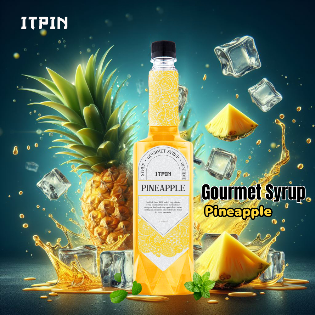 

Sirup Nanas Itpin 750ml - Pineapple Gourmet Syrup 750ml