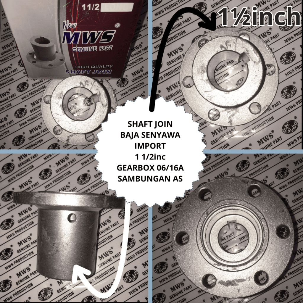 1 1/2" SHAFT JOIN BAJA SHAFT JOINT KOPLING JOIN BOHEL BAJA SENYAWA IMPORT MESIN KAPAL GEARBOX GIRBOX
