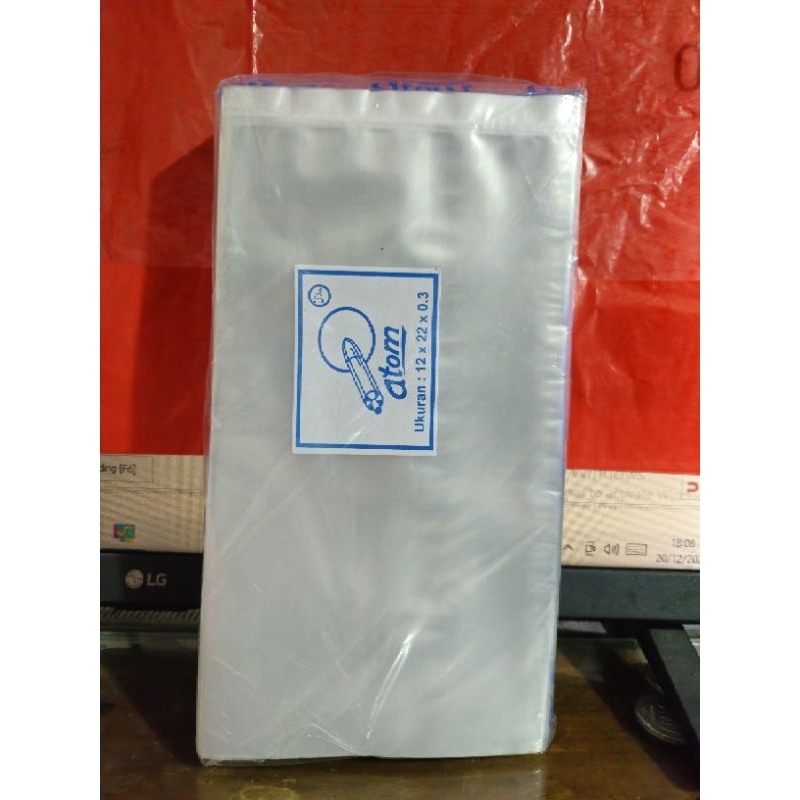 

ATOM PP Plastik Pembungkus 12 x 22 x 0.3 /Pcs