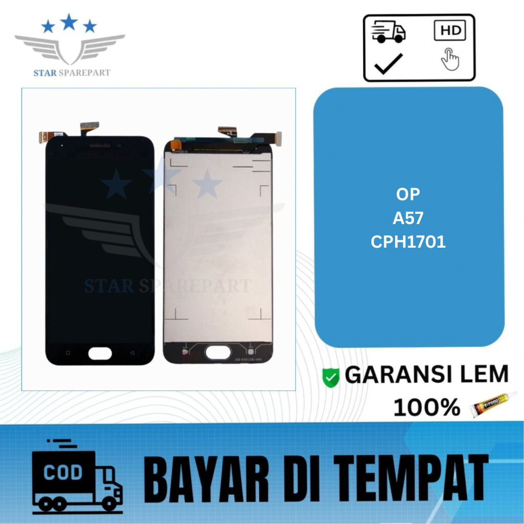 LCD TOUCHSCREEN OP A57 / CPH1701