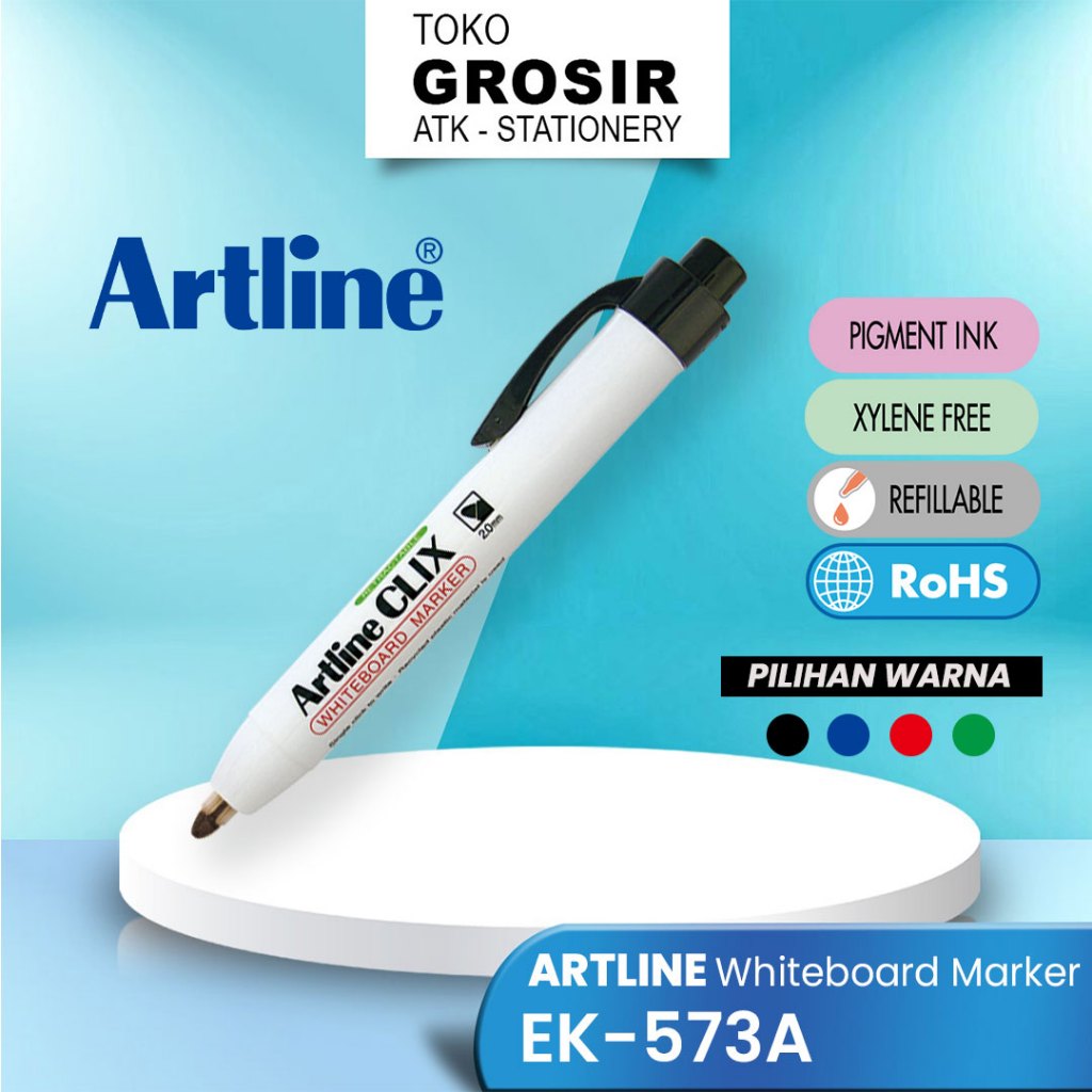 

GROSIR Spidol Whiteboard Artline Clix EK-573A
