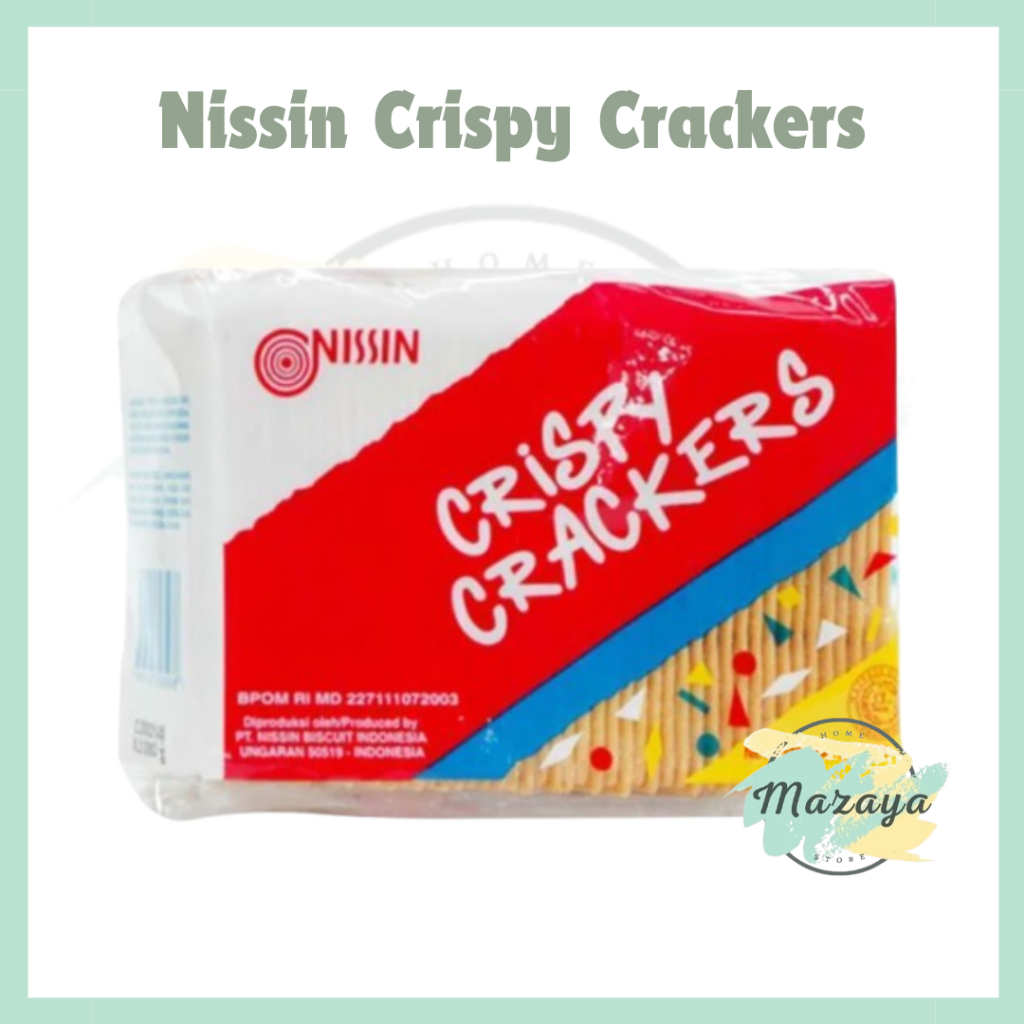 

NISSIN CRISPY CRACKERS BISKUIT KEMASAN 250 GR - MAZAYA HOMESTORE