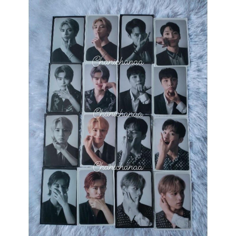 Photocard Pc Nct 127 Dicon 101 bnw Taeyong Jaehyun Jungwoo Doyoung Yuta Johnny Mark Haechan hitam pu