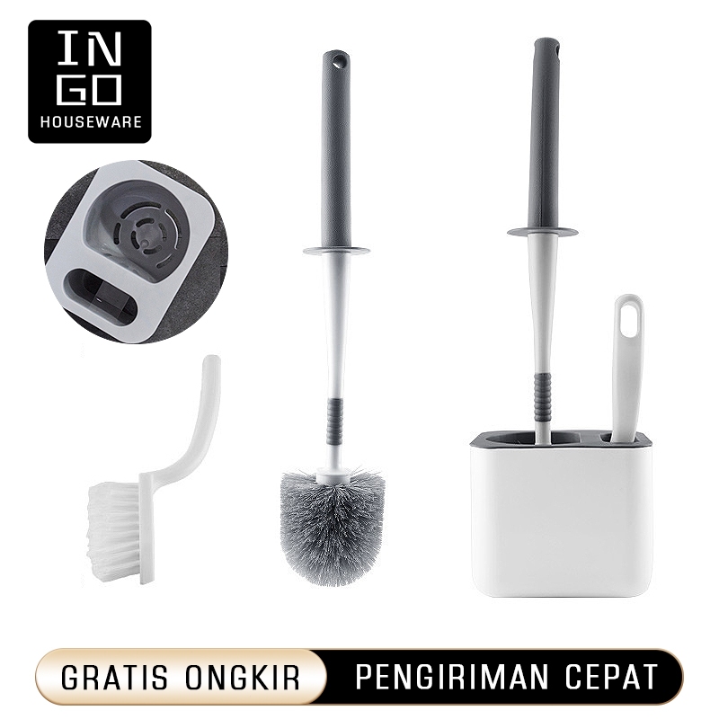 Sikat wc toilet Sikat Kloset Duduk Jongkok 2IN1 Sikat Pembersih Toilet  Toilet Brush Pembersih Toile