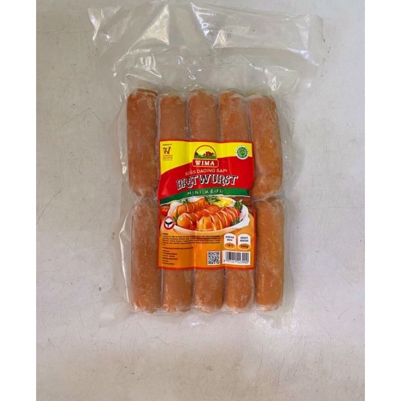 

Wima Sosis Bratwurst Keju mini 10