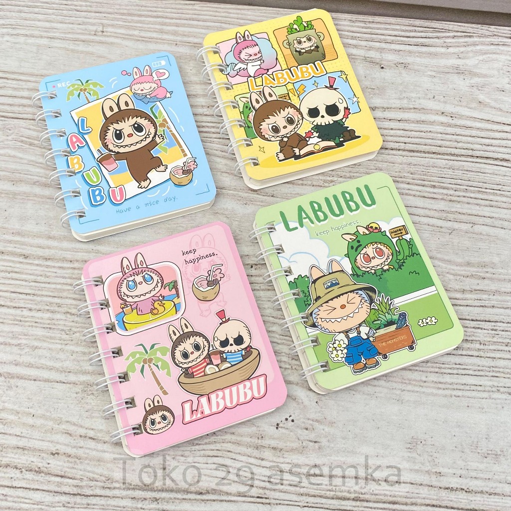

BUKU NOTEBOOK BINDER SPIRAL A7 LABUBU BK-1666 BUKU BERKARAKTER CATATAN ALAT TULIS KANTOR SEKOLAH MURAH TERMURAH COD