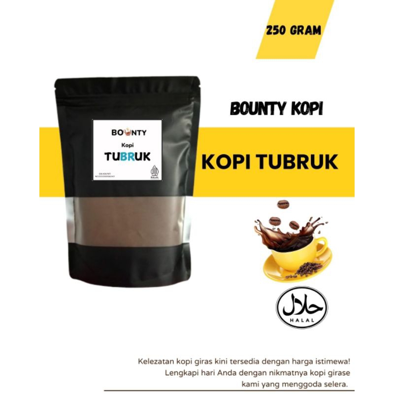

KOPI TUBRUK ASLI KEMASAN HEMAT ISI 250 GRAM
