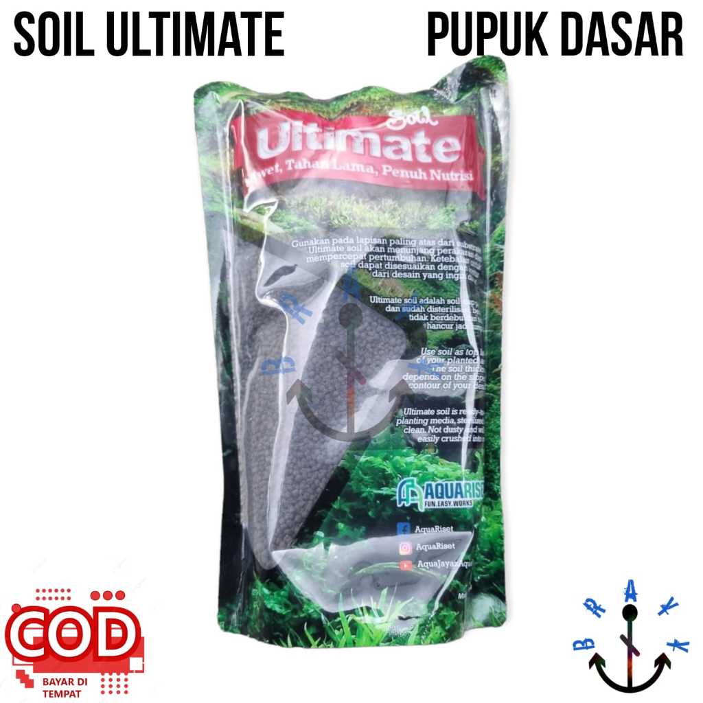 Pupuk Tanaman Aquarium Aquascape Soil ultimate AquaRiset