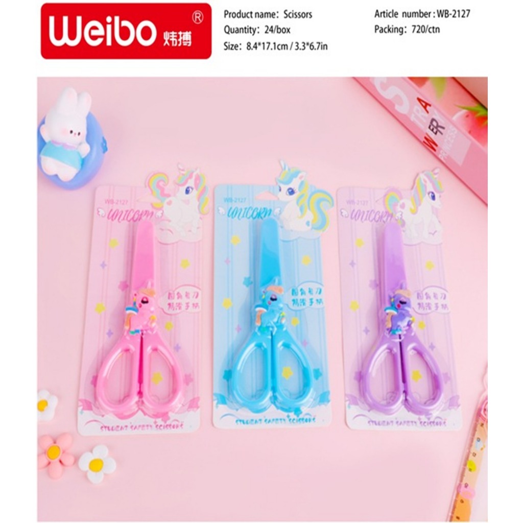 

WEIBO SCISSORS STAINLESS - GUNTING KARAKTER LUCU DAN UNIK