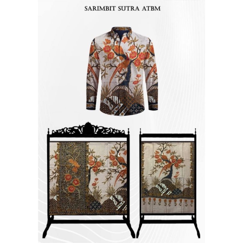 kain batik tulis sutra ATBM sarimbit