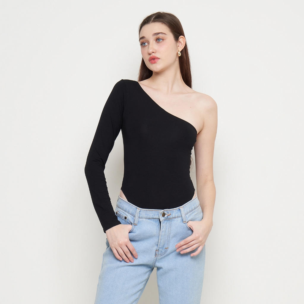 Oncloud - Alice One Shoulder Sleeve Bodysuit