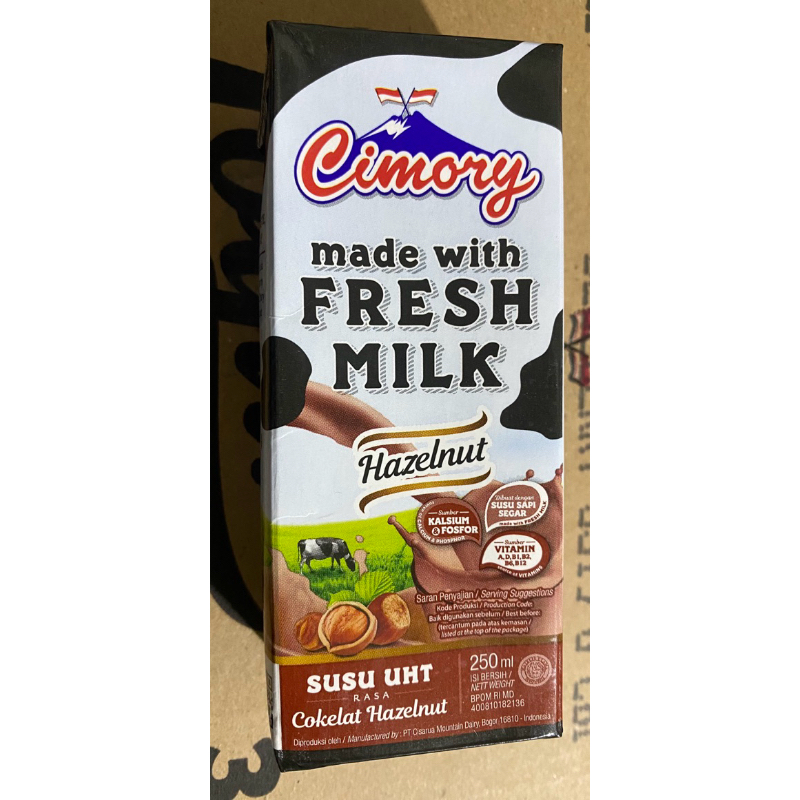 

Susu Cimory Rasa Hazelnut 250ml