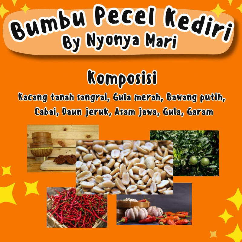 

SAMBEL PECEL KEDIRI NYONYA MARI 250GR