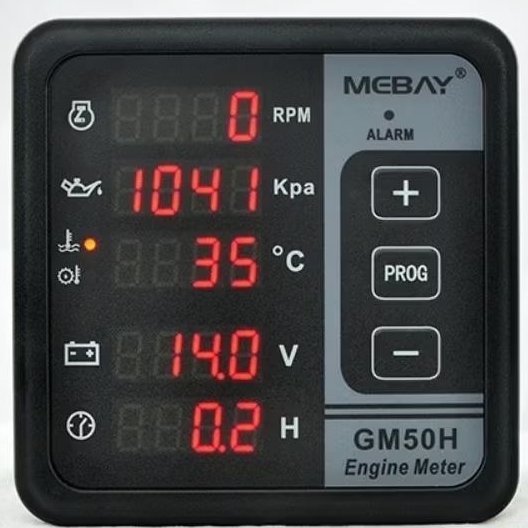 MODULE GM50H MEBAY ENGINE METER DIGITAL GM 50H GENSET MESIN POMPA HYDRANT PUMP