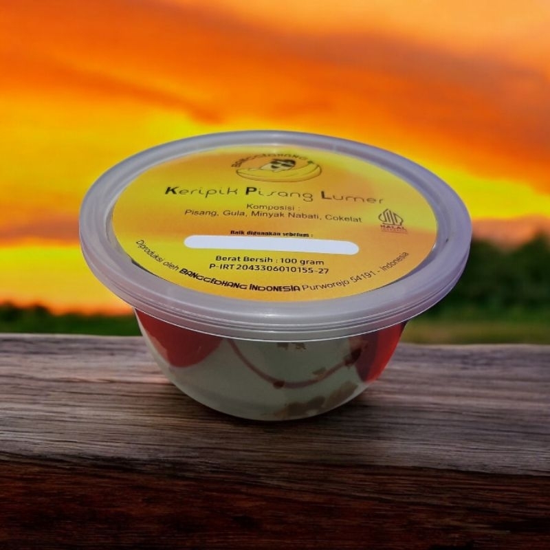 

Keripik Pisang Cokelat Lumer /Keripik Lumer/Banggedhang Lumer berat 100 gram