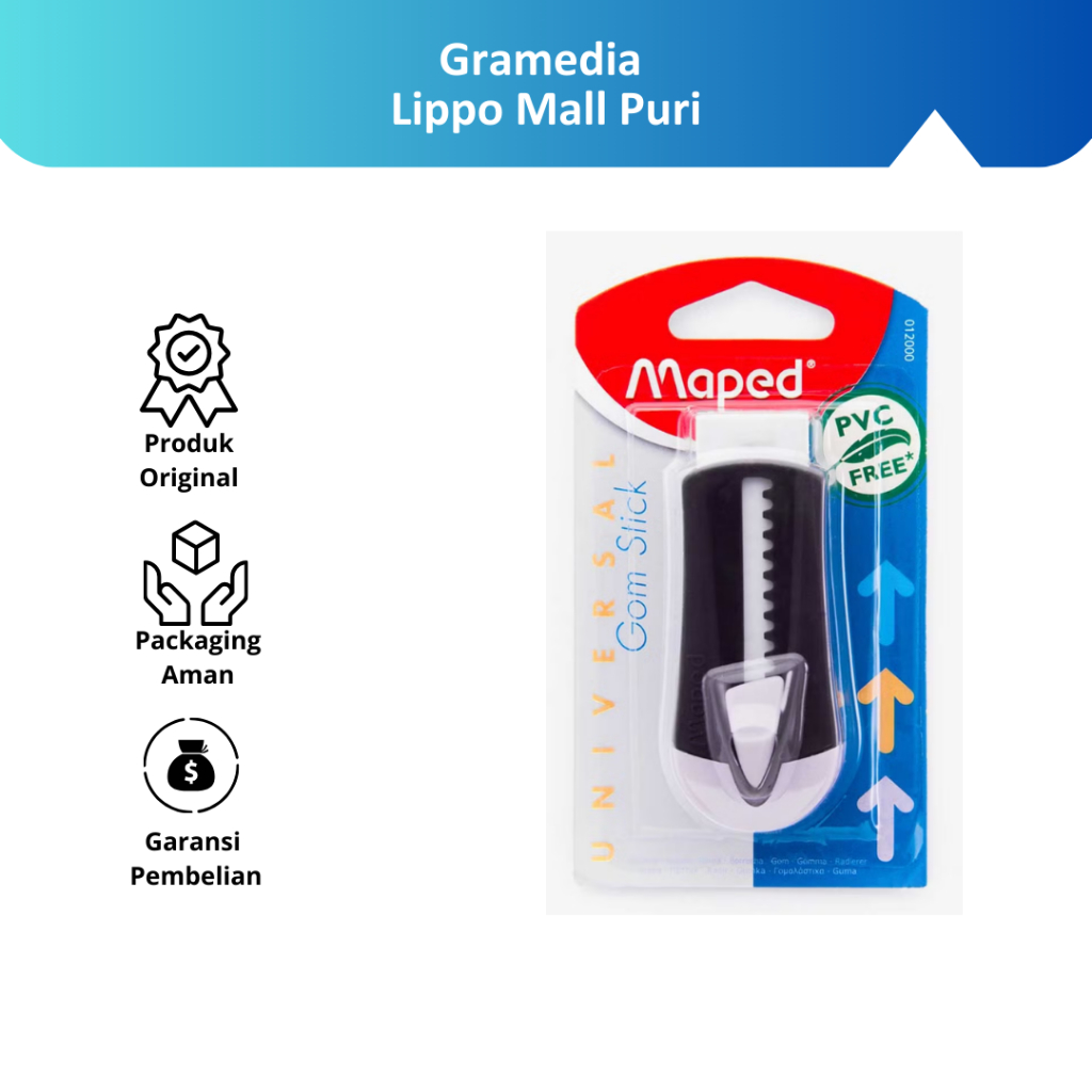 

Gramedia Lippo Mall Puri - Maped - Penghapus Gom Stick