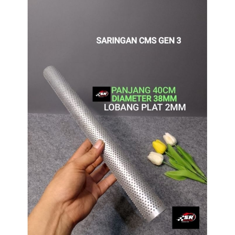 TERMURAH SARINGAN KNALPOT PNP CMS ZRC Tsigigi lubang 2mm inlet 38