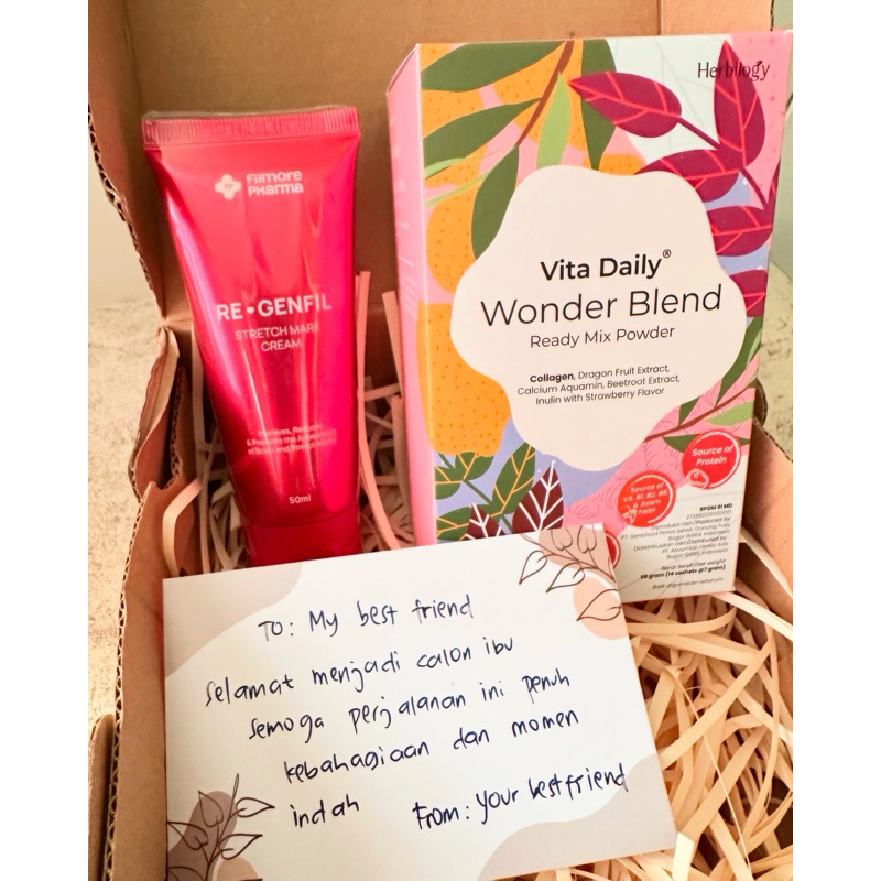 Hampers ibu hamil / gift box / ide kado / kado unik / kado ibu hamil / kado untuk sahabat