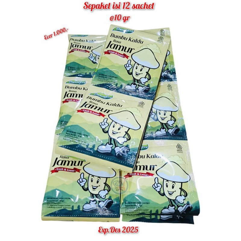 

BUMBU KALDU JAMUR PERENCENG ISI 12 SACHET | KALDU JAMUR DAPURKITA @10gr