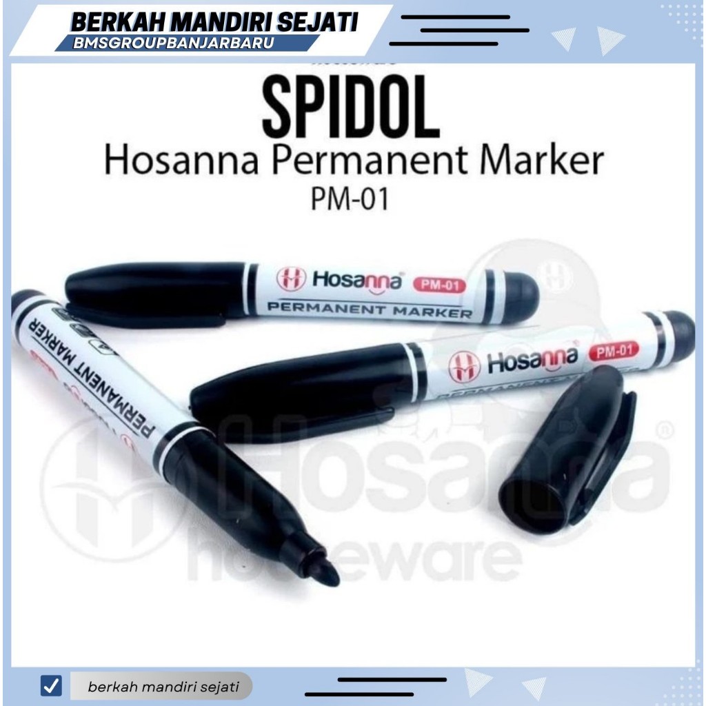 

COD Spidol Montana Permanent Marker MP-12 Black Ink Non-Toxic [BMS]