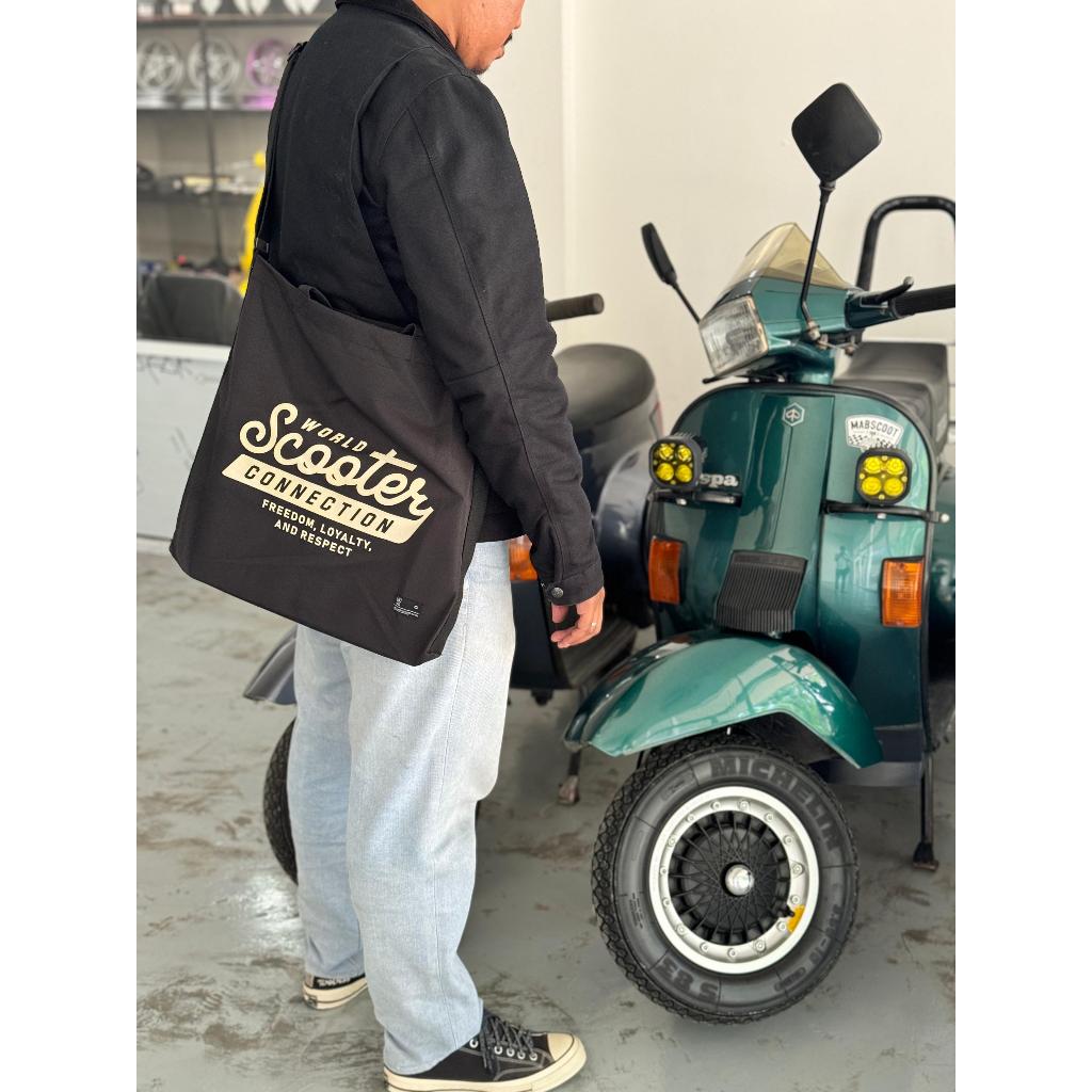 TOTEBAG By RAVESPA || SOFT COMBED 24s || SS.CO MERCH “ TOTEBAG WSC “