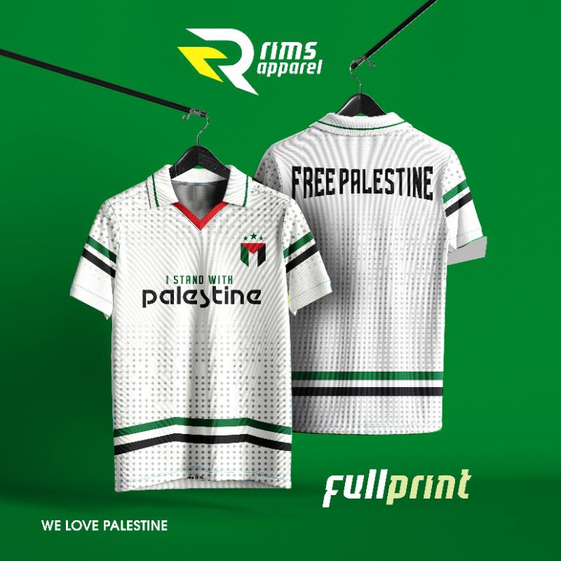 JERSEY TIMNAS PALESTINE RETRO VINTAGE / Jersey timnas retro/ Jersey bola / Jersey casual / Jersey ti