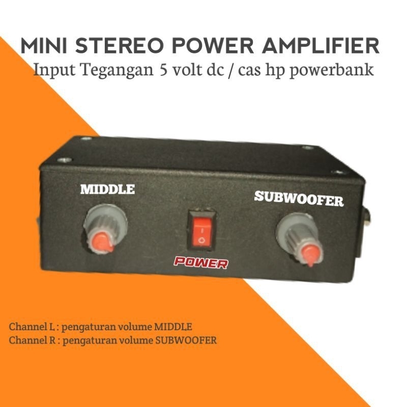 Subwoofer Mini Stereo Power Amplifier