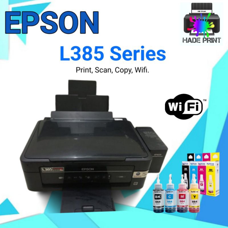 Printer Epson L385 wifi (print, scan, copy).
