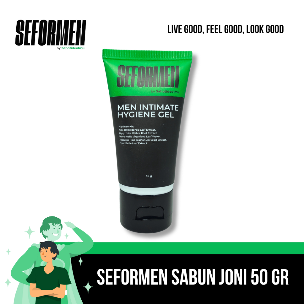SEFORMEN Men Hygiene Sabun Perawatan Joni Pelengkap Purevive Joni Cream 50 Gram