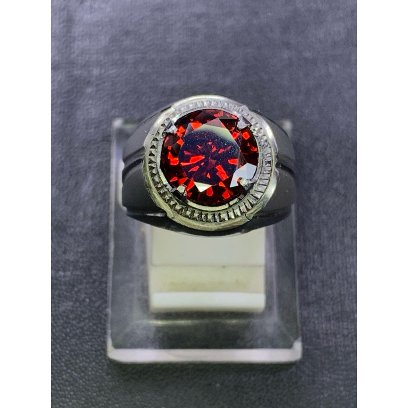red garnet cutting ring monel dof