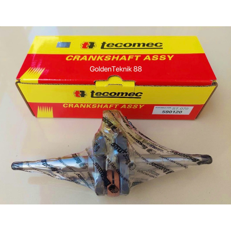 Crankshaft Assy Tecomec 070 Komplit.Kruk As/ Askruk Mesin Senso 070 Tecomec Fullset