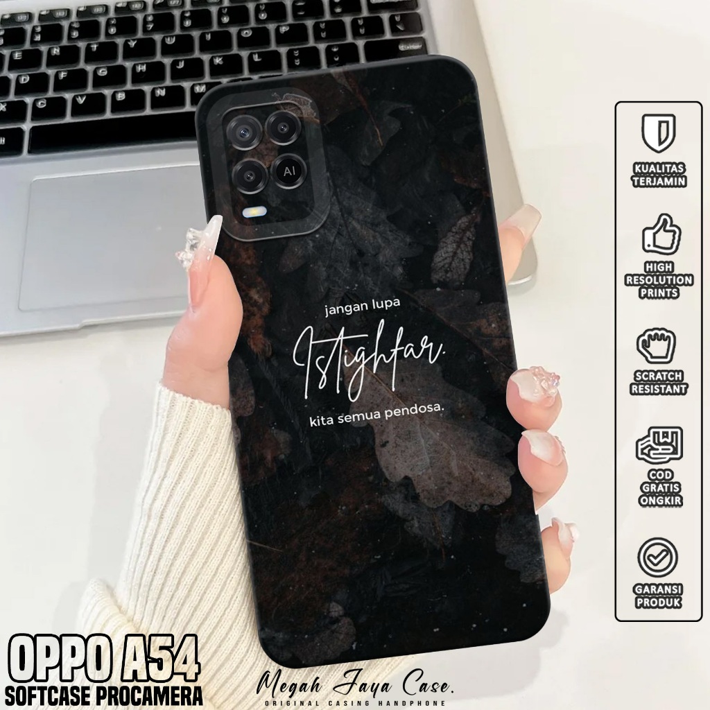 Softcase Hp Oppo A54 - Casing Oppo A54 Motif QUOTES - Silikon Hp Oppo A54 - Case Hp Oppo A54 - Pelin